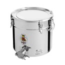 Posoda za med 25 kg, hermetična z zapirali