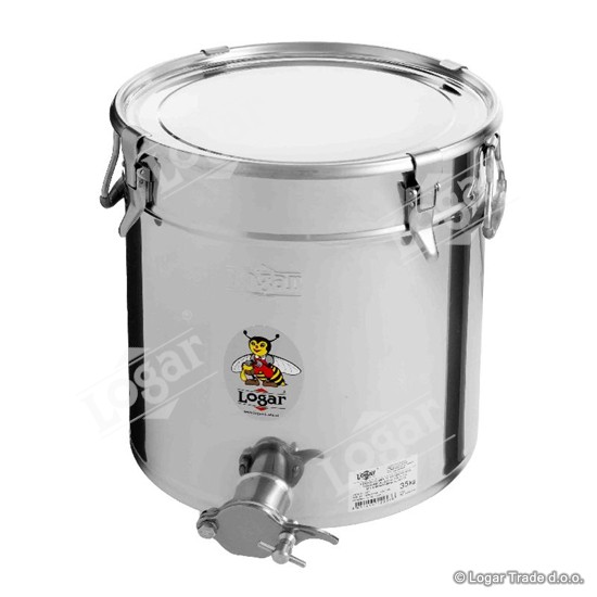 Posoda za med 35 kg hermetična z zapirali - 2007