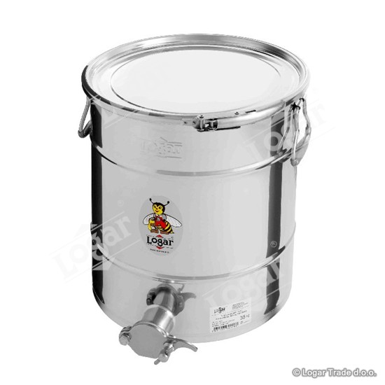 Posoda za med 35 kg hermetična z obročem - 2015