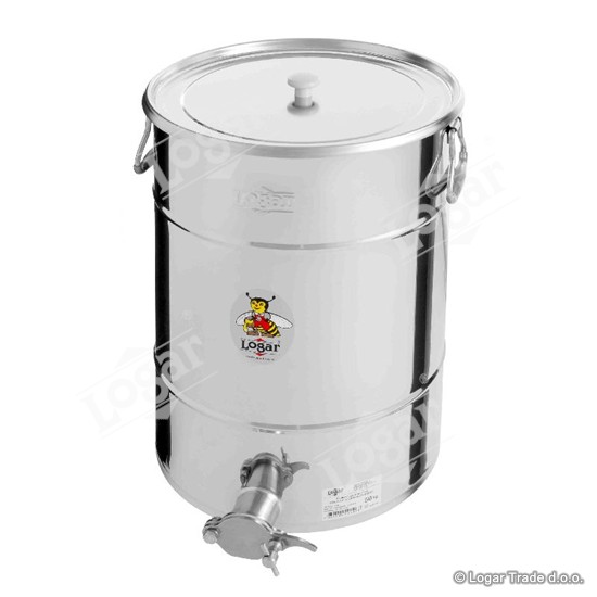 Posoda za med 50 kg, nerjaveča pipa - 2106