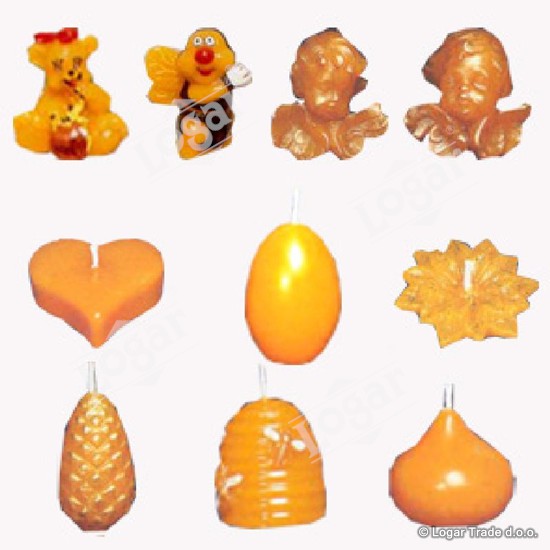 Sveče iz čebeljega voska mini - 21