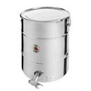 Posoda za med 100 kg hermetična, nerjaveča pipa