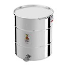 Posoda za med 170 kg hermetična, nerjaveča pipa 6/4''