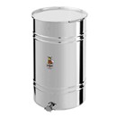 Posoda za med 280 kg hermetična, nerjaveča pipa 6/4''