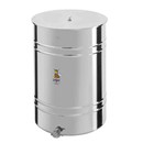 Posoda za med 750 kg - nerjaveča pipa 6/4''
