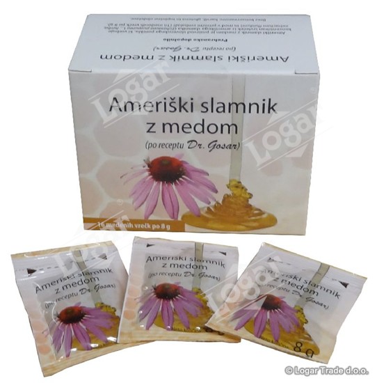 Ameriški slamnik z medom 128g - 2581