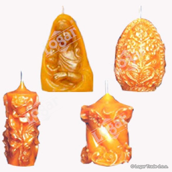 Sveče iz čebeljega voska velike - 25