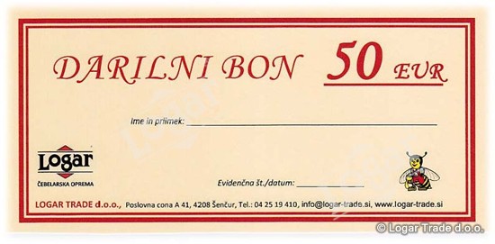 Darilni bon 50,00 EUR - 2953