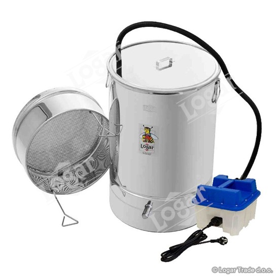 Kuhalnik voščin okrogli s čepom in parnim uparjalnikom - 3299