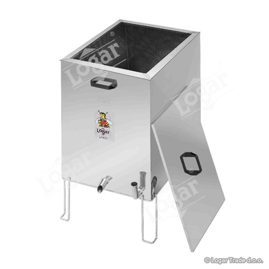 Kuhalnik voščin na plin pravokotni, nerjaveč - 3300