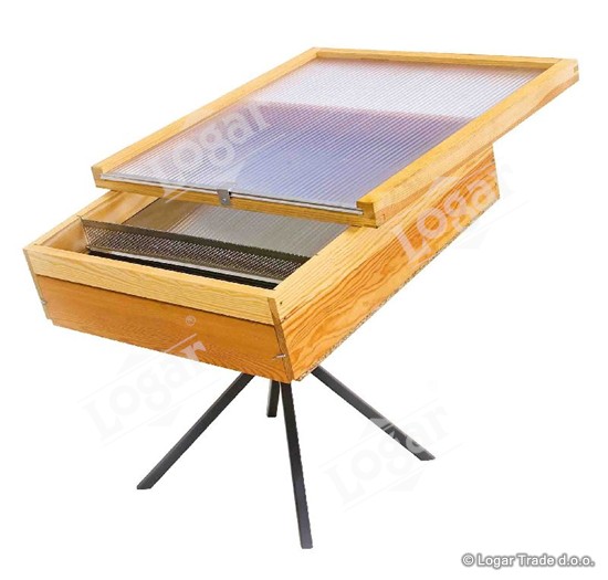 Sončni topilnik za dva sata, s stojalom - 3312