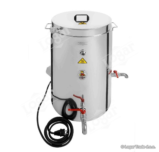 Čistilna posoda za vosek 75 l,troplaščna, 3 kW, izolirana - 3319