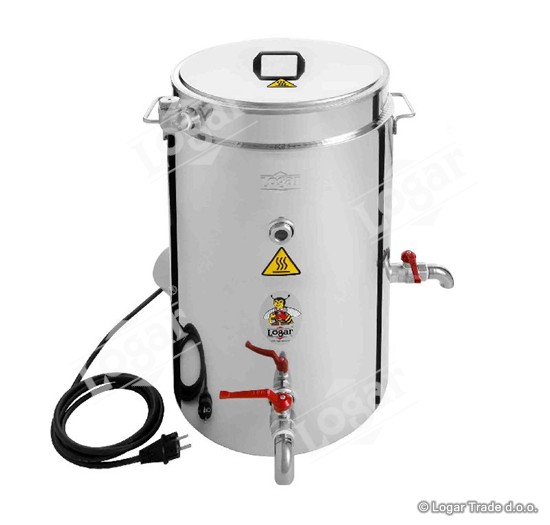 Čistilna posoda za vosek 35 l,troplaščna, 3 kW, izolirana - 3322
