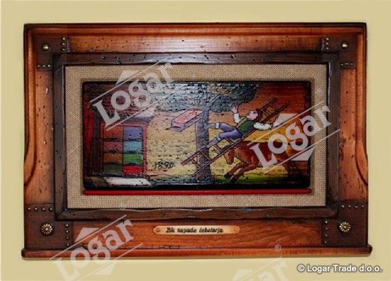 Panjska končnica z okvirjem - 3332