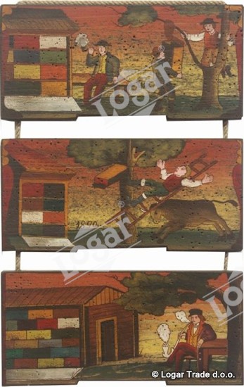 Panjska končnica - trojček - 3333