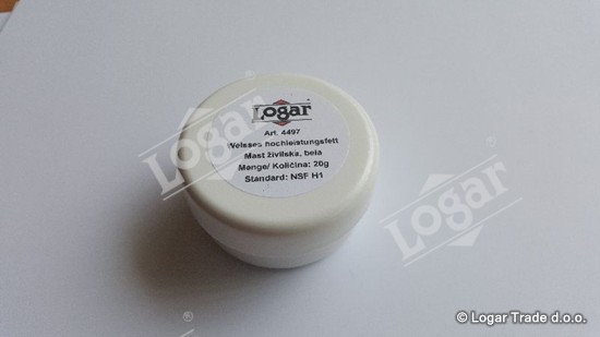 Mast, živilska bela OKS 470, tuba 80 ml - 4498