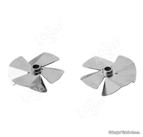 Mešalni par fi 15 cm, nerjaveč - 4706