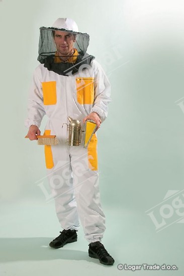 Čebelarska obleka  s klobukom, vel. 46- 62 - 6101