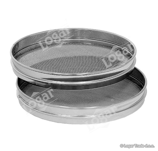 Cedilo za med-dvojno fi 30,5 cm nizko, nerjaveče - 7002