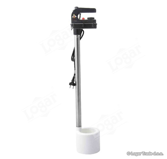 Potopni grelec E 2028 okrogli - poliran, 2,3kW/230V - 7106