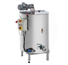 Homogenizator medu 600 kg, dvoplaščni z gretjem in mešalom