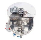 Homogenizator medu 1000 kg, dvoplaščni z gretjem in mešalom