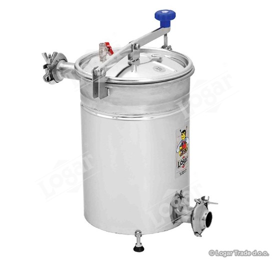 Filter hermetični za priklop v cevni sistem, nerjaveč - 7229