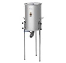 Polnilna posoda 50 kg s koničnim dnom, nerjaveča