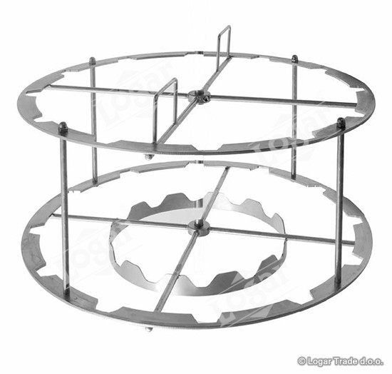 Koš za točilo 12S radialni, D63, nerjaveč - 7650