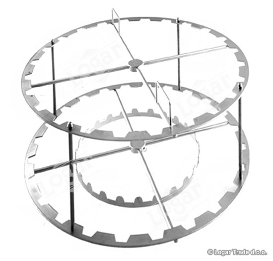 Koš za točilo 24S radialni, D76, nerjaveč - 7651