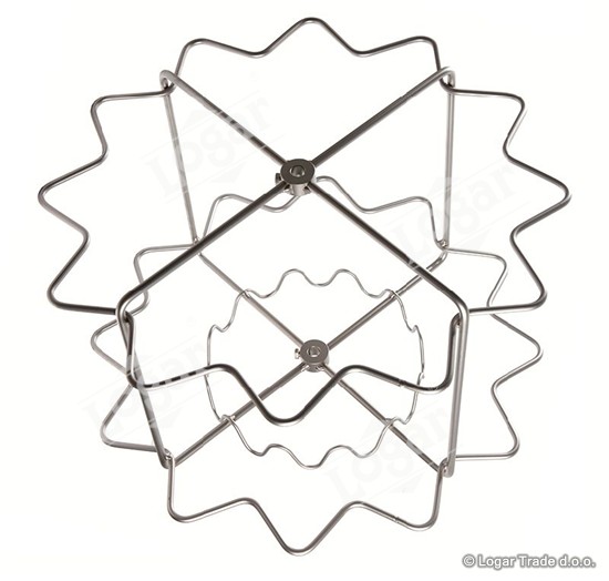 Koš za točilo 12S radialni, D63, Zander, nerjaveč - 7652