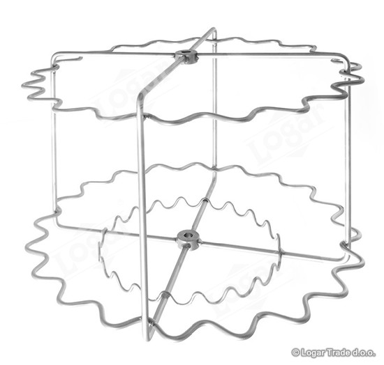 Koš za točilo 20/8 radialni, D63, nerjaveč - 7748