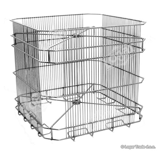 Koš za točilo 4S-30x41 cm, D52, nerjaveč - 7751