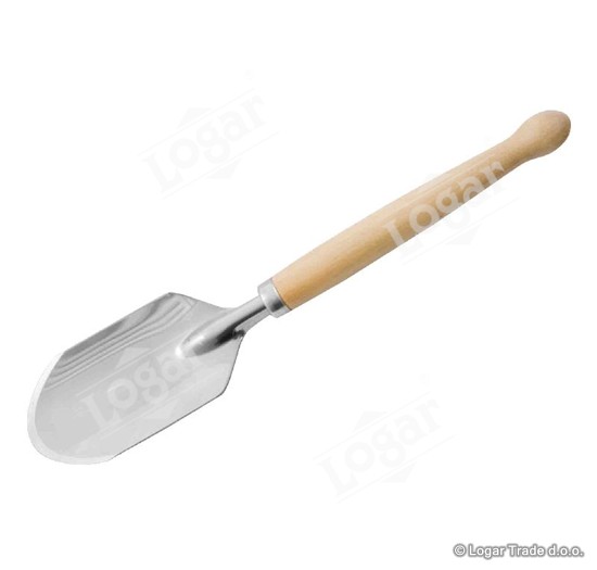 Lopatica za med z lesenim ročajem, nerjaveča - 7783