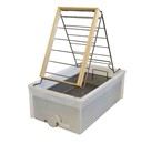 Posoda za odkrivanje AŽ, namizna, PVC s pipo