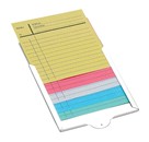 Beležni kartončki (5 barv) z nosilno ploščico