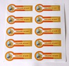 Prelepka za pokrovček kozarca medu