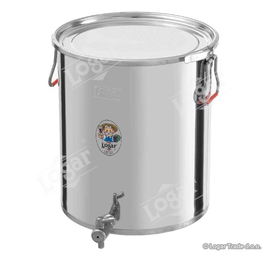 Posoda za olje/žganje 25 l, nerjaveča - 9025