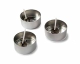 Posodice alu za čajne svečke s stenjem (100 kos)