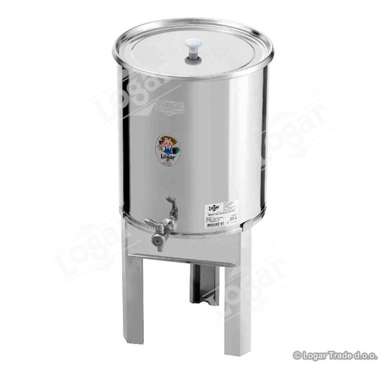 Posoda za vino 25 l, nerjaveča - 925