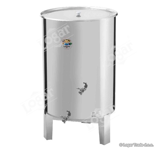 Posoda za vino 600 l, 2 pipi, nerjaveča - 9600